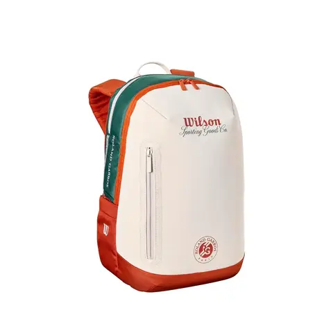 Теннисный рюкзак Wilson Roland Garros 2026 Cream/Clay/Green