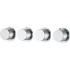 Boheme 124-T-5-CR.1 Смеситель встроенный с термостатом STICK DIAMOND CHROME 5-проходной