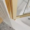 BelBagno LUCE-VF-11-90/145-C-ORO Душевая шторка на ванну