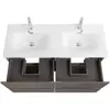 BelBagno UNO-1200-4C-SO-СO База под раковину подвесная с фрезерованными ручками по всей длине фасада с четырьмя выкатн. ящ., Бежевый матовый, 1200x455x608
