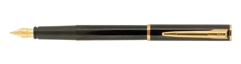 Ручка перьевая Waterman Apostrophe Lacquer Black GT, M (S0702700)