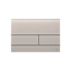 TECE 9240827 TECEsquare II Панель смыва  для унитаза, стекло песочно-бежевое, сатинированное фото