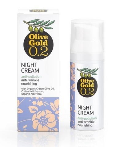 Ночной питательный крем от морщин Olive Gold 50 мл
