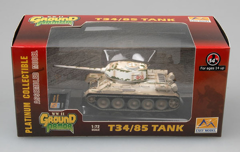 Модель Танк Советский Т-34/85 масштаб 1:72