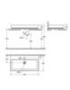GROHE Cube 3947800H Раковина накладная