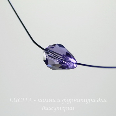 5500 Бусина - капля Сваровски Tanzanite  9х6 мм ()