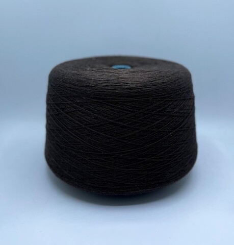 Бобинная пряжа(пр.Италия). 1500м/100гр, 50% меринос, 50% акрил, цвет-Коричневый меланж, арт.22506