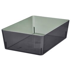 Контейнер IKEA KUGGIS (КУГГИС), Пластик, Черный, 18x26x8 см