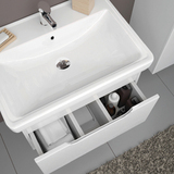 Тумба Dreja Tiny 50, 99.1901, подвесная, 1 ящик, белый глянец