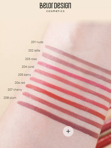 Карандаш механический для губ тон 207 вишневый 0.28г Automatic soft lippencill — фото 3