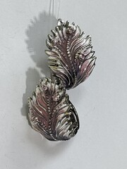 Плима (серьги из серебра)