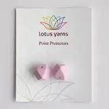 Заглушки для спиц Lotus Yarns Шестигранник лаванда, 1 пара