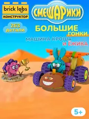 Конструктор Brick Labs Смешарики: Большие гонки