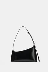 ZARA АСИММЕТРИЧНАЯ СУМКА, ЧЕРНЫЙ