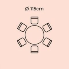 Стол Glenn Ø115cm
