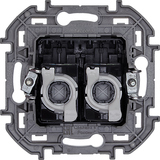 Розетка компьютерная двойная RJ45 категория 5e UTP - Legrand Inspiria - антрацит — фото 4