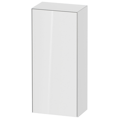 Duravit White Tulip WT1322R8585 Шкафчик подвесной, 880x400x240 мм, 1 дверца, 2 стекл полки, петли справа, цвет: белый высокоглянцевый фото