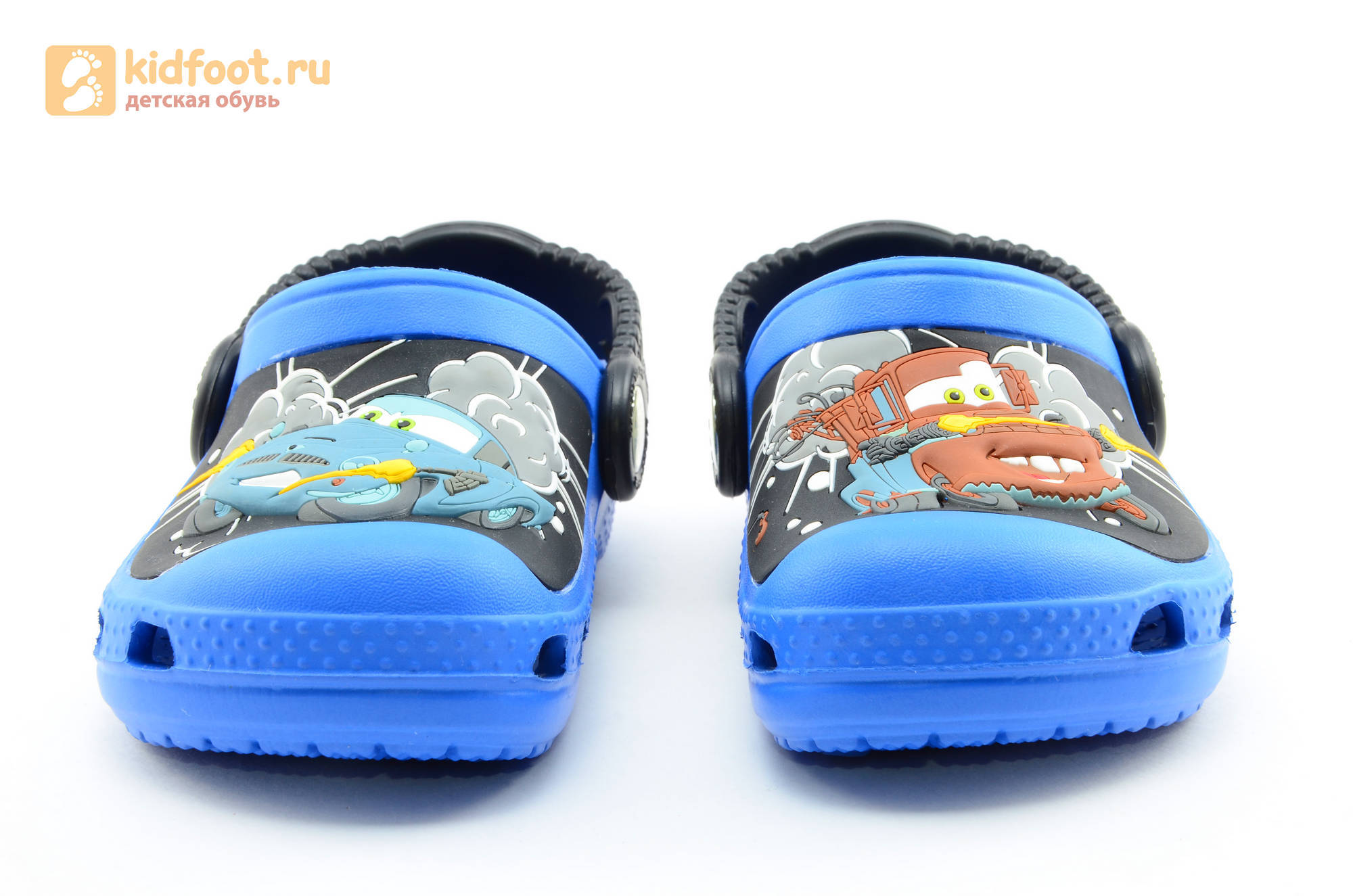 Сабо Крокс (Crocs) пляжные шлепанцы кроксы для мальчиков, цвет синий