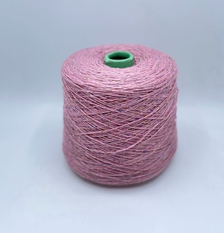 FILCOM (пр.Италия), art.Selene,3/15 500м/100 гр. 80%Шелк малберри 20%Кашемир, цвет-Розовый, твид, арт-26572