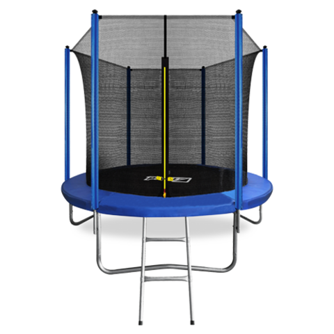 ARLAND Батут 8FT с внутренней страховочной сеткой и лестницей (Blue)