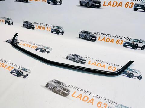 Молдинг решетки радиатора Lada Priora SE черный глянец