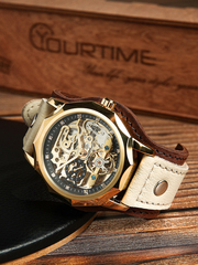 Часы скелетоны механические Dandy YOURTIME