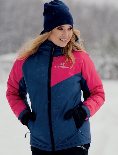 Nordski Premium Sport утепленная лыжная куртка женская denim - 7