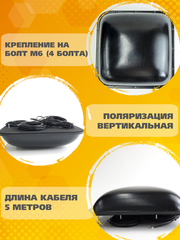 Триада- 2420 SOTAantenna.ru. Антенна WiFi круговая на кронштейн с большим усилением