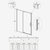 Veconi Ottimo P20 G OP20G-100-01-C9 Душевая дверь