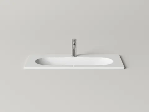 Ceramica Nova CN6093 CN6093 Раковина мебельная Ceramicanova Калиста (Calista) 810x395x125, белый