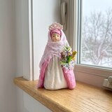 Набор ватных елочных игрушек ручной работы «Анюта» — фото 4