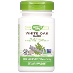 Nature's Way, White Oak Bark, 960 mg, 100 Vegan Capsules