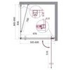 BelBagno Marmi MARMI-AH-1-60/90-C-CR Душевой уголок, цвет: хром