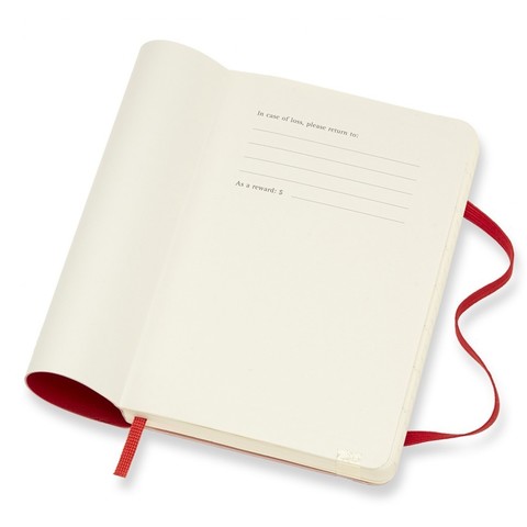 Еженедельник Moleskine Academic Wknt PKS, цвет красный