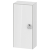 Duravit White Tulip WT1323R8585 Шкафчик подвесной, 880x400x240 мм, 1 дверца, 2 стекл полки с алюм, петли справа, цвет: белый высокоглянцевый