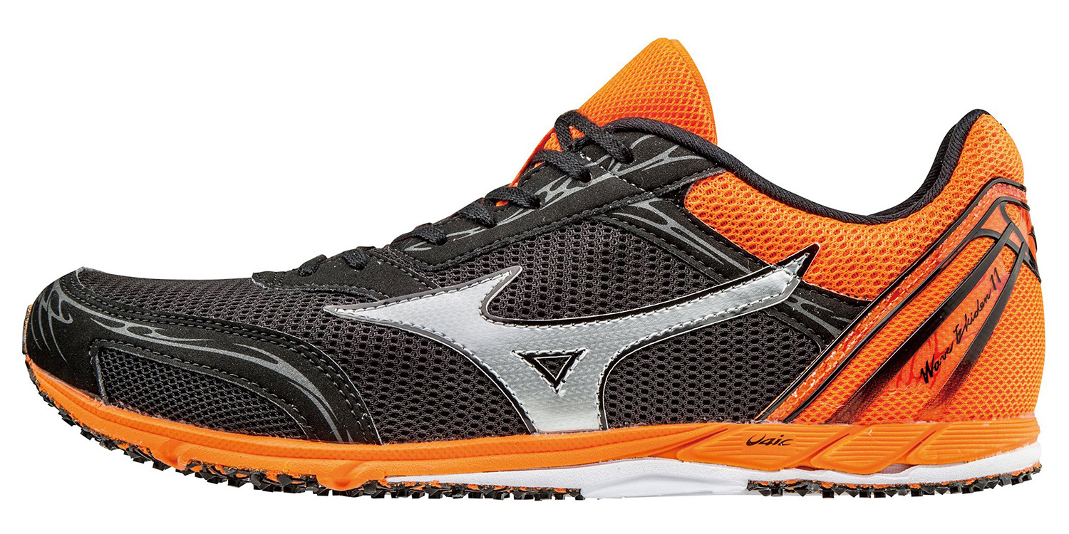 Марафонки для бега мужские Mizuno Wave Ekiden 11 оранжевые-черные