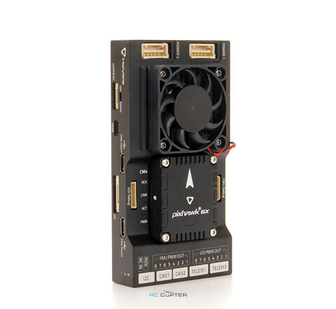 Полётный контроллер Pixhawk 6X + RPi CM4 base + PM03D + Raspberry Pi 4