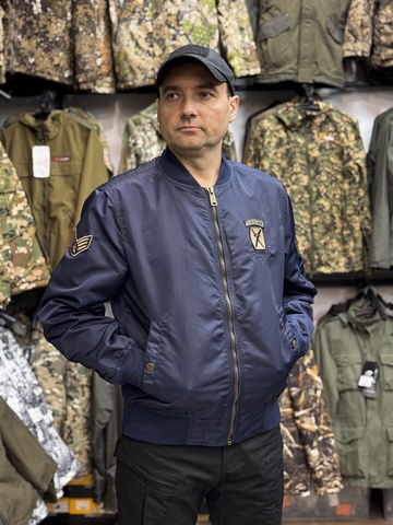 Куртка бомбер Corbona синий Лето