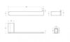 Cezares Stylus STYLUS-TH02-01 Полотенцедержатель, цвет: хром