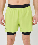 Шорты с лосинами Nordski Stayer Lime/Black мужские