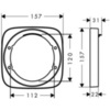 Hansgrohe 15597000 Удлинитель внешней части iBox universal