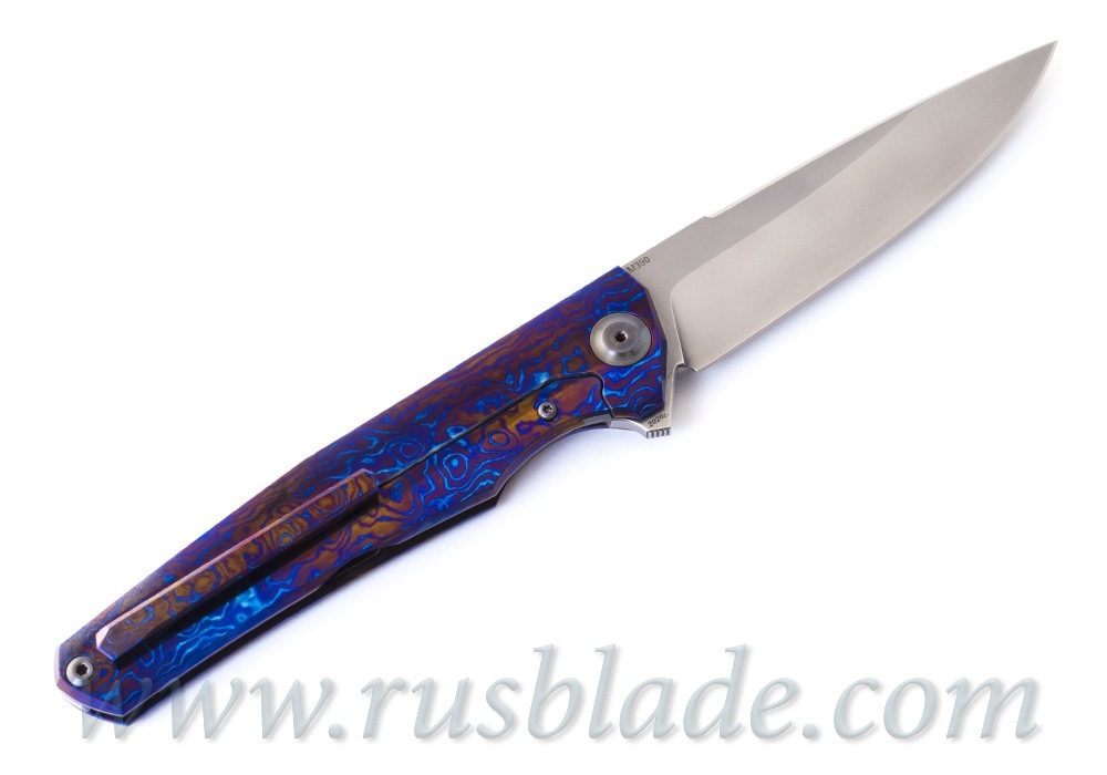 Cheburkov Hudson M390 Timascus Full Custom - фотография 