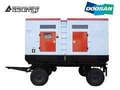 Дизельный генератор Азимут ЭД-360-Т400-2РПМ17 Doosan на шасси в капоте с автозапуском