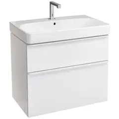 Geberit Smyle Square 500.353.00.1 Тумба под раковину 73.4x61.7x47см, Белый / Высокоглянцевое покрытие фото