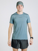Спортивная тренировочная футболка Noname Miler T-Shirt SS 25 UX grey-green - 1