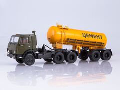 KAMAZ-54112 with semitrailer-cement TC-11 1:43 PAO KAMAZ