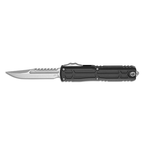Автоматический нож Microtech Ultratech Ex Gen IV Interceptor Sawback Bowie, сталь M390, 1117EX-10S
