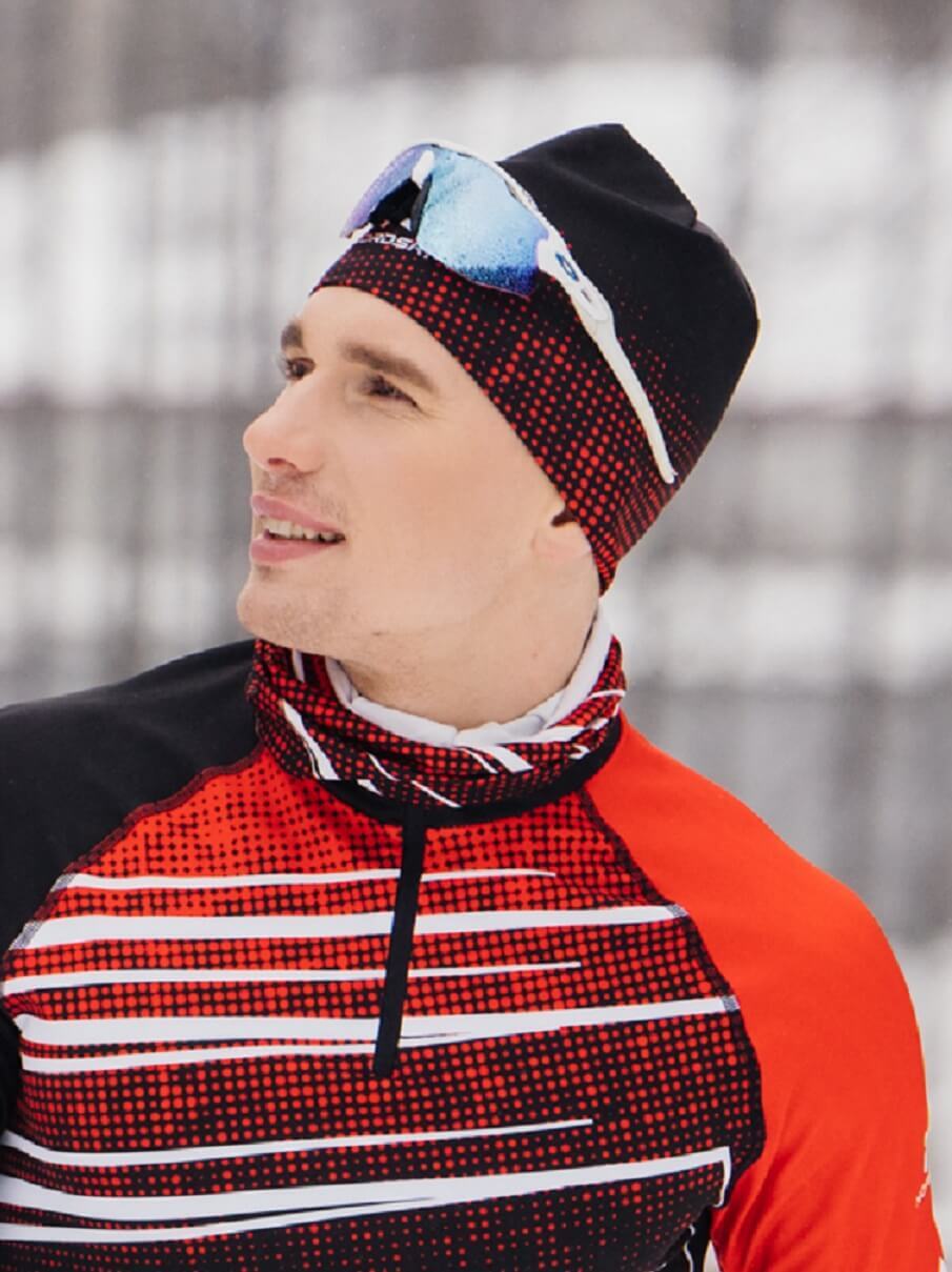 Гоночная шапка Nordski Pro black-red - 5