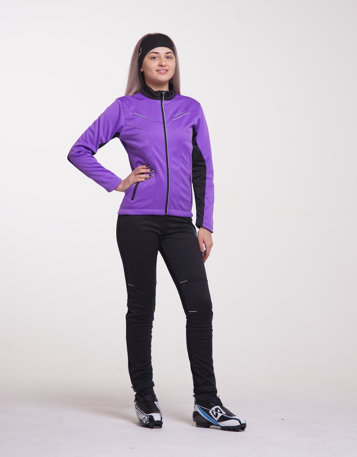 Nordski Premium женский разминочный костюм фиолет - 3