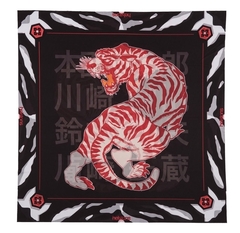 Foulard Tiger / Бело-красный
